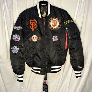 San Francisco Bomber Jacket.  New. No Trades.